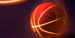 NBA League Pass imagem de bolao de basteque com icone da NBA
